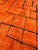 Large Moroccan Beni M'rirt Rug – Hand Knotted Berber Wool Carpet – Orange Geometric Atlas Design For Sale - Image 6 of 14
