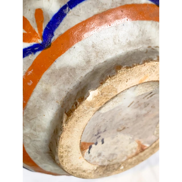 1920s French Art Nouveau Polychrome Pottery Vase by Louis Dage, Signed For Sale - Image 11 of 12