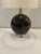 Modern Black Marble Ball Lamp Acrylic Base For Sale In Atlanta - Image 6 of 7