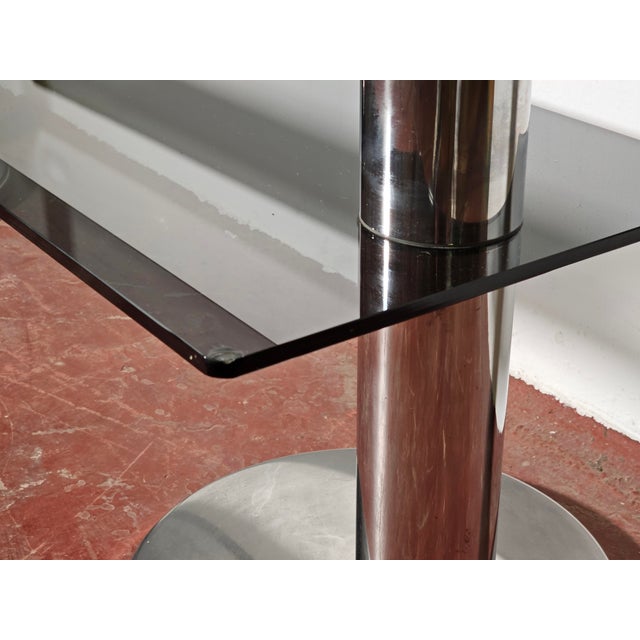 Black Italian Space Age Console, 1970s For Sale - Image 8 of 9