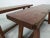 Set of Oak Farmhouse Benches, 1940s For Sale - Image 11 of 13