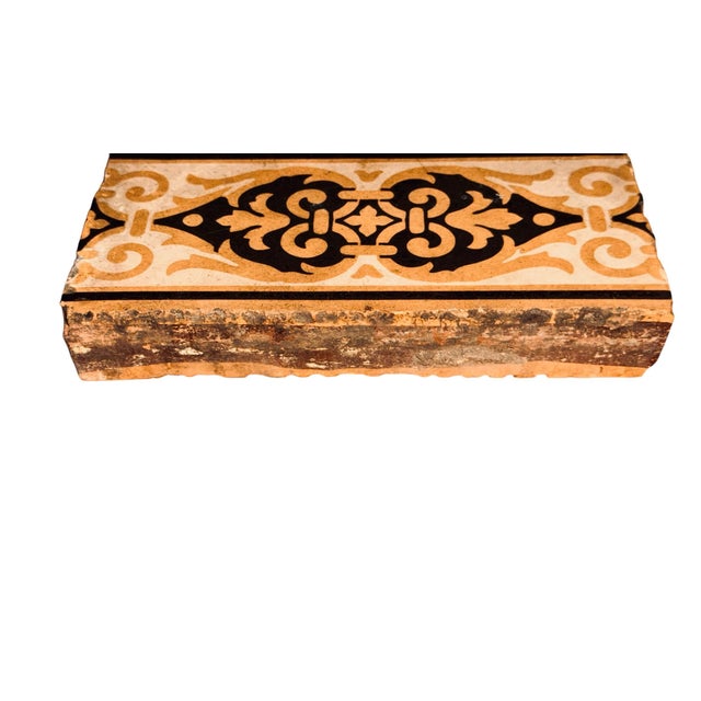 Paint Antique Minton & Co. Gothic Revival Encaustic Field & Border Tile Set , c.1840s–1870s For Sale - Image 7 of 11
