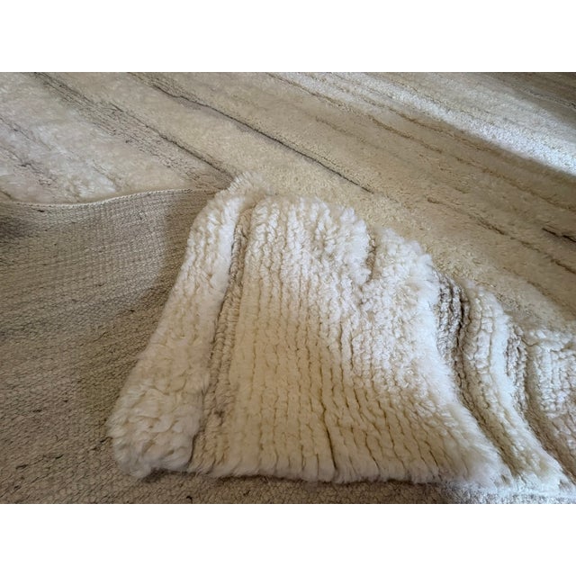 RH Eli Wool Rug – 12' × 15' Natural | Hand-Knotted New Zealand Wool | Moroccan-Inspired Contemporary Design Luxury Staging...