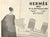 This is a RARE early 1927 French Art Deco advertisement print for leather products made under the iconic HERMES label. It...