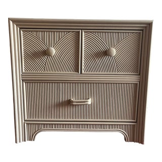 Stanley Furniture Boho Pencil Reed 3 Drawer Nightstand For Sale