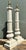 Shabby Chic Vintage Cast Iron Column Lamps - A Pair For Sale - Image 3 of 12