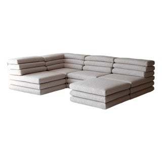 1980s Monumental Stacked Modular Sectional For Sale