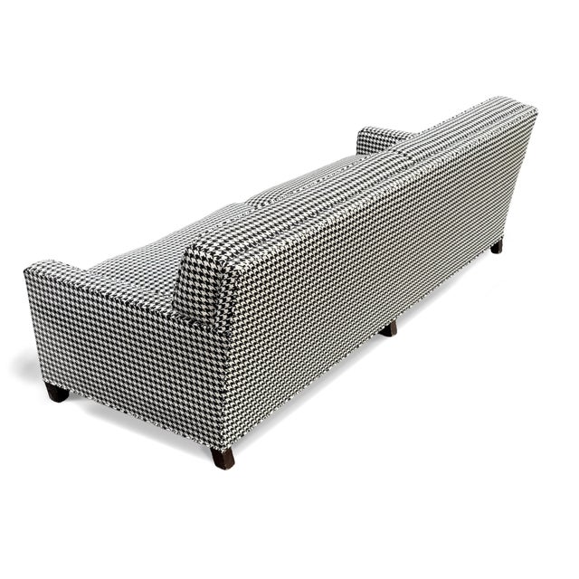 1950s Sofa with Houndstooth Upholstery For Sale In Chicago - Image 6 of 10