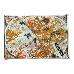 1960s Modern Vera Neumann Vinyl Placemats With Linen Napkins Set - 8pcs