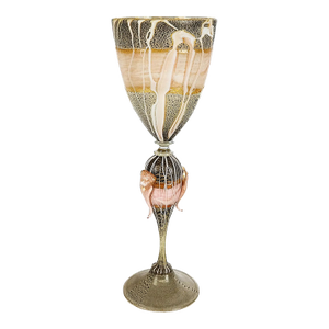 1950s Venetian Art Glass Chalice