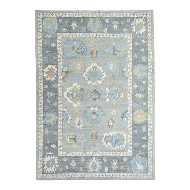 Turkish Oushak Rug 10'2" x 14'6" #20415 For Sale