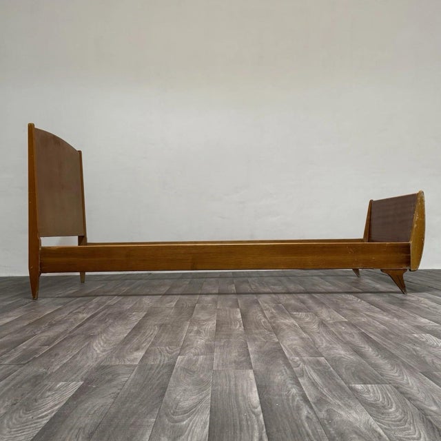 Vintage Single Bed with Nightstand by Gio Ponti, 1950s For Sale - Image 17 of 18