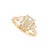 Gender: Ladies Metal Type: 14K Yellow Gold Ring Size: 8 Width: 2.00 mm Weight: 3.88 grams Ladies 14K yellow gold three-...