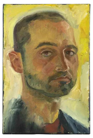 Anastasia Kurakina, Male Portrait, Original Oil on Canvas, 2011