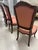 Kindel Furniture 1980s Pink Kindel Mahogany French Regency Dining Chair Set For Sale - Image 4 of 6