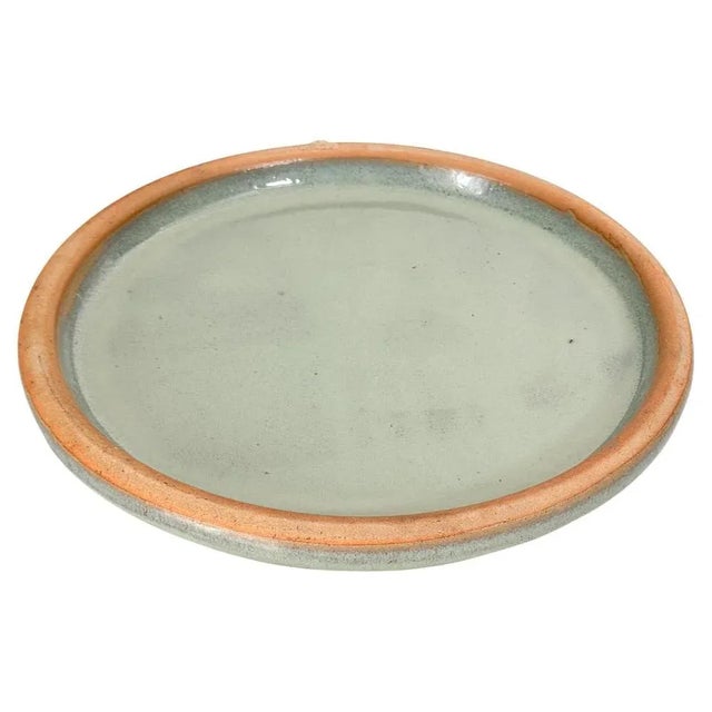 Heavy Glazed Pottery Dish, 1970s For Sale - Image 16 of 16