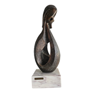 1960s Vintage Bronze Sculpture by Trude Mueller