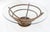 Ficks Reed Bentwood Bamboo Reed Style Base 48" Diameter Round Glass Top Coffee Table For Sale - Image 4 of 8