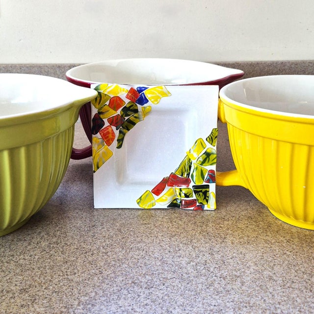 Mid-Mod Fused Art Glass Trinket Dish For Sale - Image 17 of 18