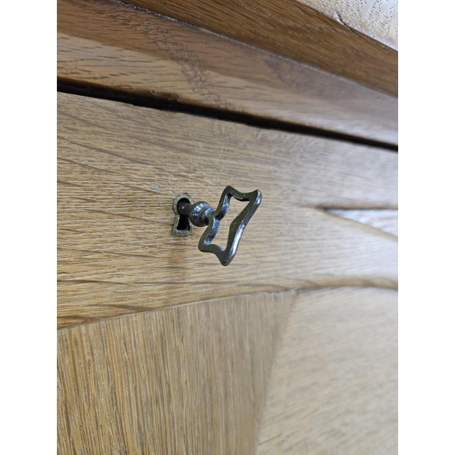 Art Nouveau Oak Cabinet with Secretary, 1920s For Sale - Image 18 of 18