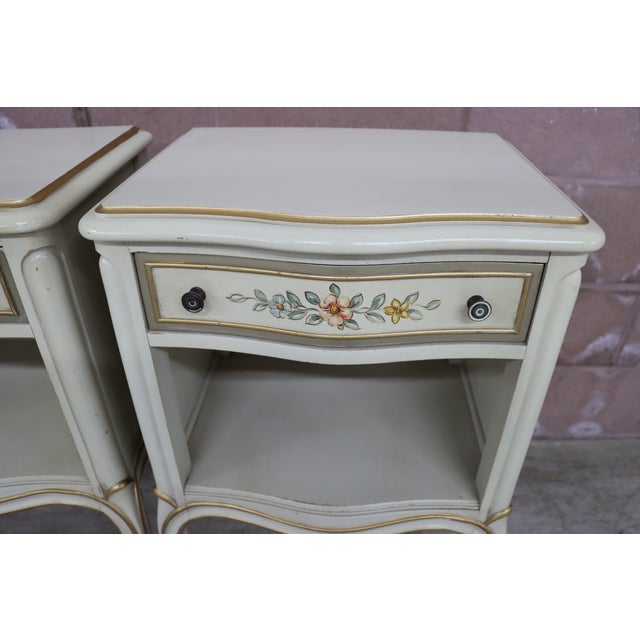 Drexel French Style Nightstand/Pair Chairish
