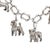 Stylish vintage Tiffany & Co dog themed charm bracelet crafted in sterling silver (circa 1980s). A hard to find and...