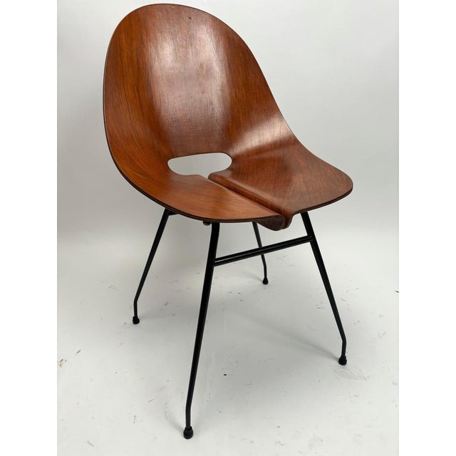 Mid-Century Modern Bent Plywood Chairs by Carlo Ratti, Italy, 1950s, Set of 4 For Sale - Image 4 of 18