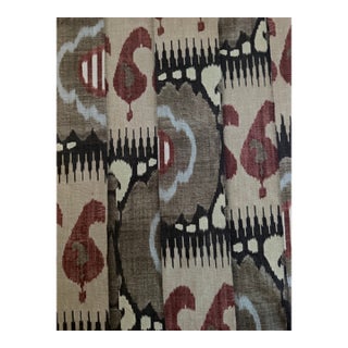 Lewis & Wood - Kimono Linen Fabric in Chilli Mocha 5 Yards For Sale