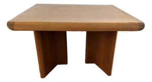 1960s Vintage Solid Teak Coffee Table – Made in Denmark by Veile Stole Og Møbelfabrik