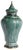 Art Deco Green Lustre Glaze Lidded Vase by Josef Ekberg for Gustavsberg, 1920s For Sale