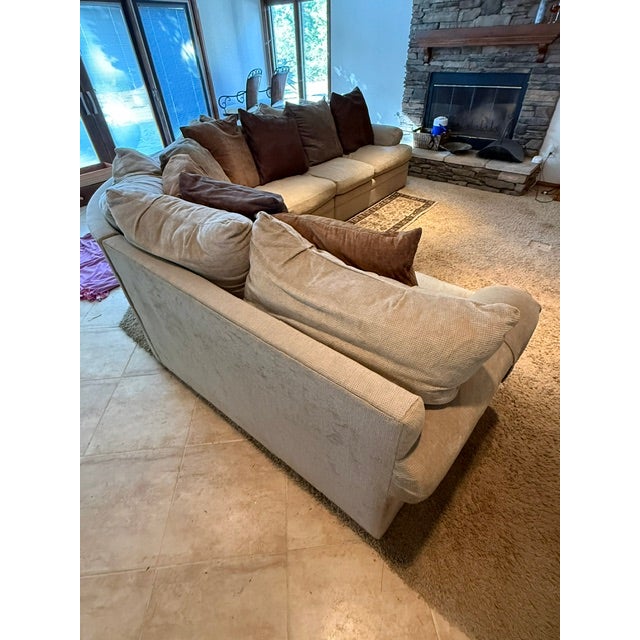 Early 21st Century Contemporary 4-Piece Sectional For Sale - Image 5 of 8