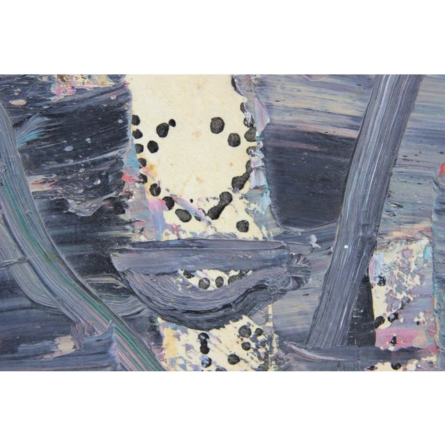 Abstract 1990s Abstract Expressionist Figurative Portrait Oil Painting by Dick Wray For Sale - Image 3 of 7