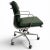 Herman Miller Herman Miller Eames Aluminum Group Soft Pad Management Chair – Green Leather For Sale - Image 4 of 10