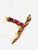 Bochic “Orient” Vintage Serpent Fancy Sapphire & Ruby Bangle - 18K Gold & Silver For Sale - Image 4 of 14