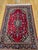 "A beautiful vintage Persian Kashan area rug from the second quarter of the 20th century, hand-knotted with the luminous...