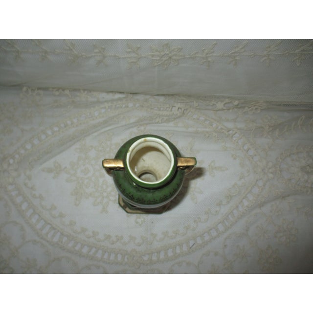 Antique German Double Handle Hand Painted Cherub & Lovers Vase 6" For Sale In Columbia, SC - Image 6 of 7