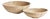 Cane Rattan Low Bowls, Set Of 2 For Sale