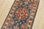 A tribal Caucasian Kazak rug hand-knotted with an all-wool pile on a cotton foundation. This oriental rug features a...