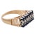 Vintage Diamond Sapphire 14k Yellow and White Gold Ring, Size 6.25 For Sale - Image 4 of 6