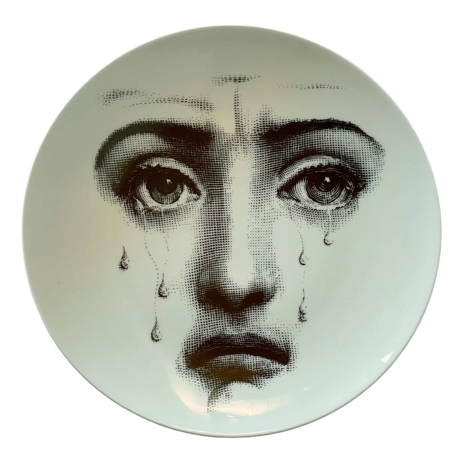 Fornasetti Tema E Variazioni Porcelain Plate #77 | Chairish