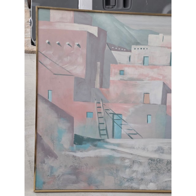 Large Santa Fe Style Painting by Lee Reynolds For Sale In San Antonio - Image 6 of 6
