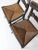Antique Stencil Painted Chairs Pair For Sale - Image 4 of 13