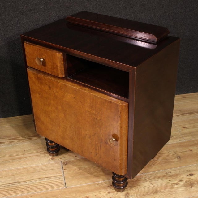 Italian Bedside Tables, 1960s, Set of 2 For Sale - Image 6 of 13