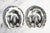 A rare and highly collectible pair of antique sterling silver horseshoe dishes by the renowned London silversmith Sampson...