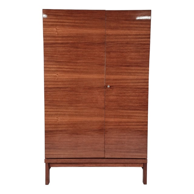 Vintage Wardrobe in Beech, 1970s For Sale