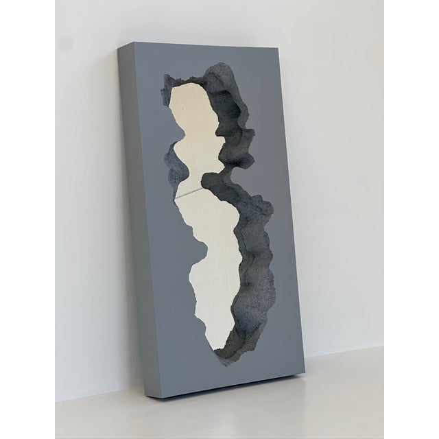 Floor Mirror in Grey by Snarkitecture for Gufram, 2017 For Sale - Image 6 of 9