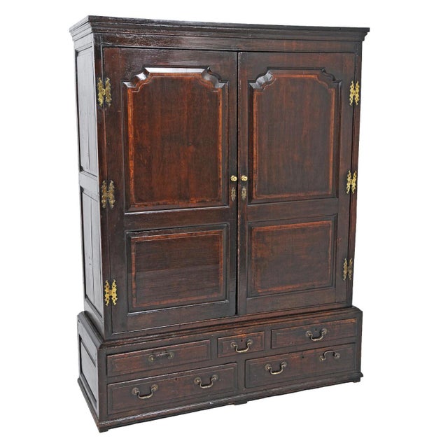1770 English Oak Cupboard/Livery Cabinet For Sale - Image 12 of 12