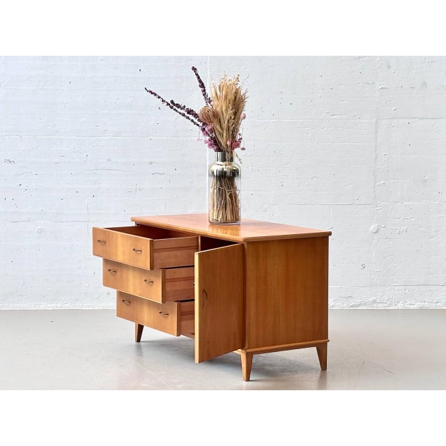 Brown Mid-Century Modern Sideboard in Teak, 1950s For Sale - Image 8 of 17