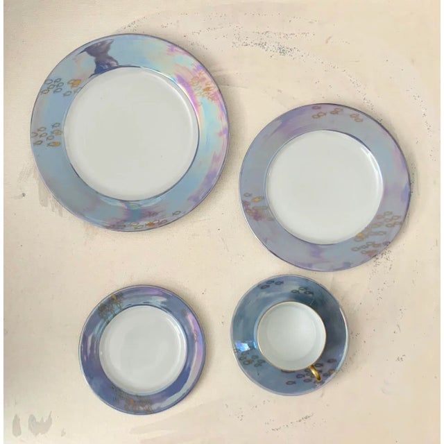 Hollywood Regency Poc a Poc Tahiti Fish Design Limoges China Set - 5 Pieces For Sale - Image 3 of 6