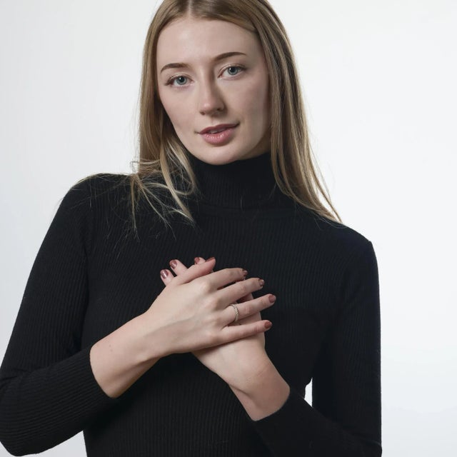 Vintage Diamond 14k White Gold Eternity Band, Size 6.75 For Sale - Image 4 of 6